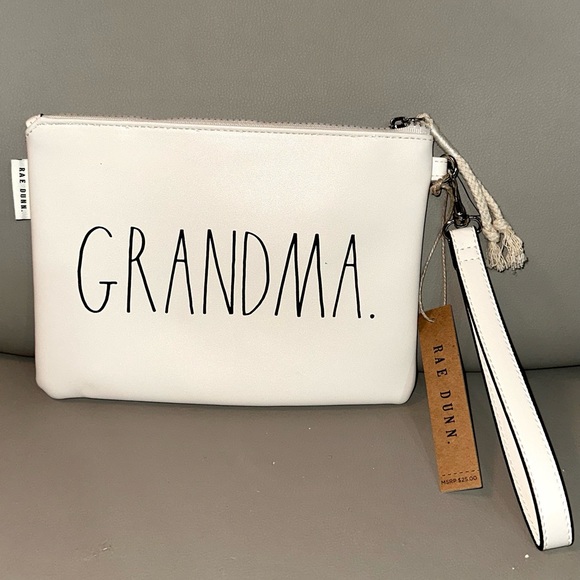 Rae Dunn Handbags - Rae Dunn GRANDMA. Wrist Pouch/Clutch
